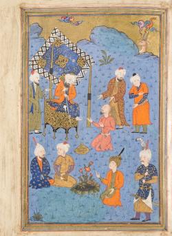 Миниатюра из рукописи Джами "Субхат ал-абхар". Иран, Тебриз, ок. 1520 г.